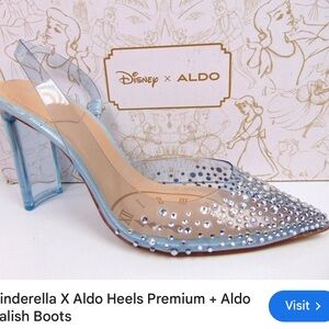 Aldo Blue Sparkling Heels